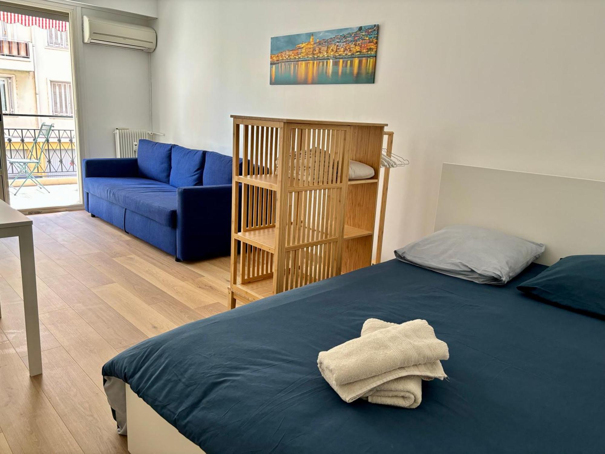 Studio 2 Etoiles A Menton Pour 4 Personnes Buitenkant foto